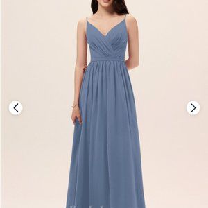 NWT A-Line V-neck Floor-Length Chiffon Dress - 6